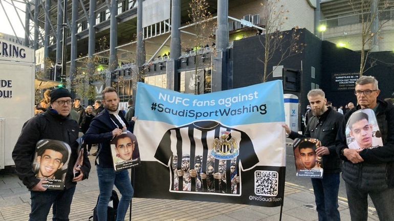 Des supporters de Newcastle et de l’Union unis contre le sportwashing : "Les États qui violent les droits de l’homme ne devraient avoir aucun lien avec le football"
