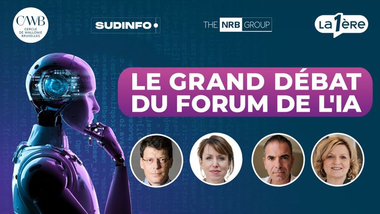 Le grand Débat économique du Forum de l'IA le 2/10 en direct à Seraing et sur La Première