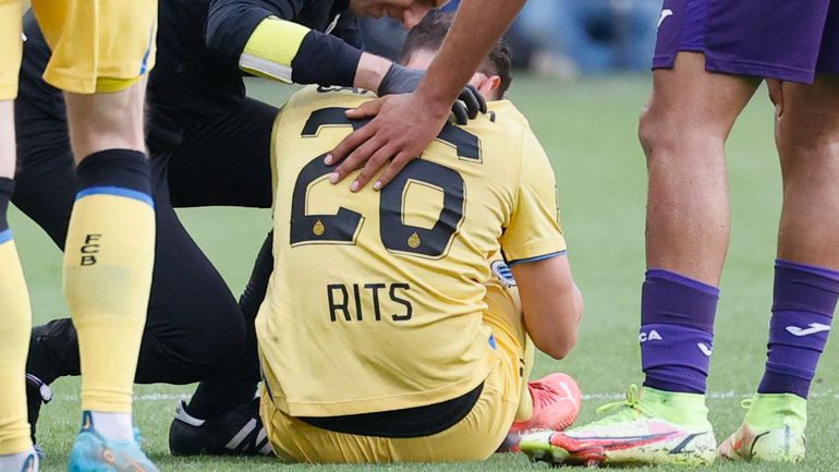 Grosse tuile pour le FC Bruges,: rupture des ligaments croisés antérieurs et six mois d'absence pour Mats Rits