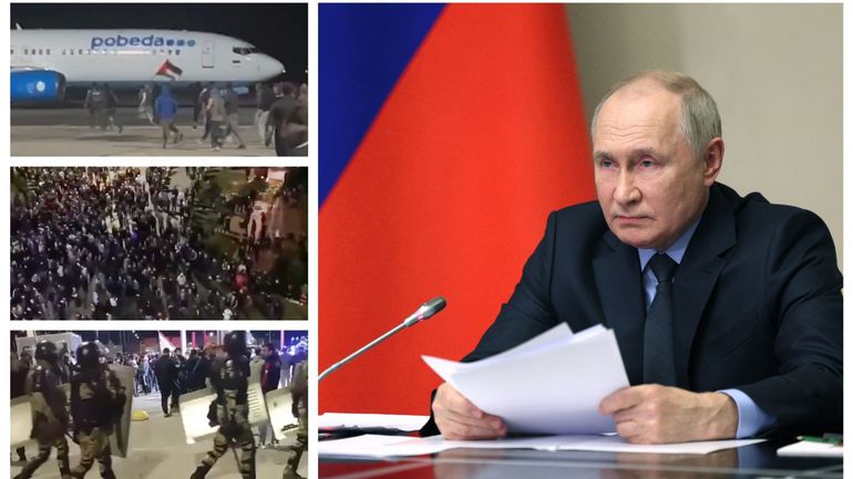 Guerre Israël-Gaza et Russie : Poutine accuse l'Ukraine et ses alliés occidentaux pour l'assaut sur l'aéroport au Daguestan