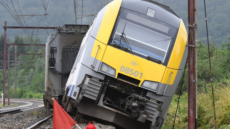 Inondations en Belgique : une taskforce mise sur pied pour coordonner les réparations sur le rail