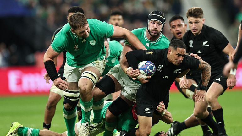 Coupe du monde de rugby - Au bout du suspense, la Nouvelle-Zélande élimine l’Irlande en quarts de finale