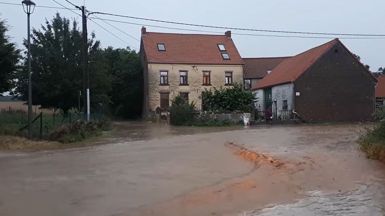 Intempéries en Brabant wallon: d'importantes coulées de boue à Chaumont-Gistoux, Walhain et Wavre