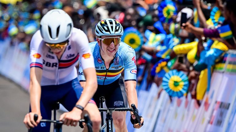Mondiaux de cyclisme : Harry Hudson titré chez les juniors, Edouard Claisse 6e et "très déçu"