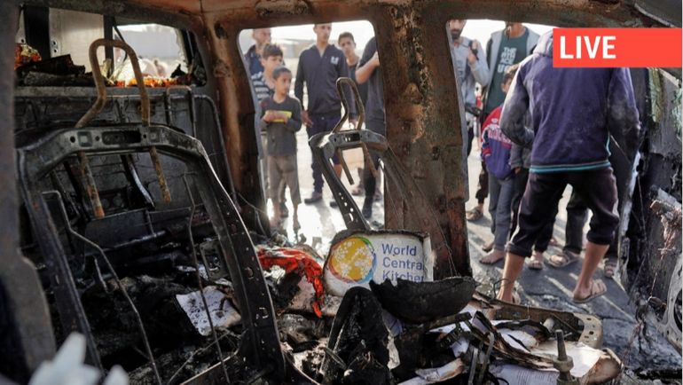 Direct - Guerre Israël - Gaza : La frappe qui a tué 7 membres d'une ONG est un 
