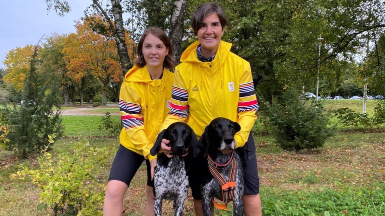 Clara championne de Belgique de canicross et sa maman Muriel, à l’assaut des mondiaux