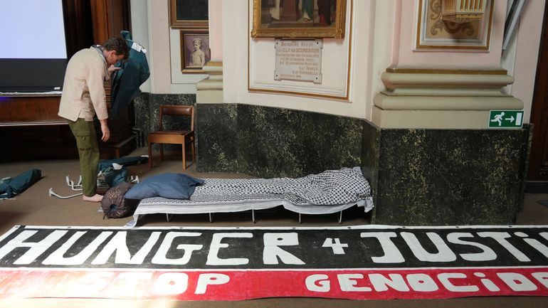 Grève de la faim à Gand en soutien aux Palestiniens, une action similaire prévue à Liège