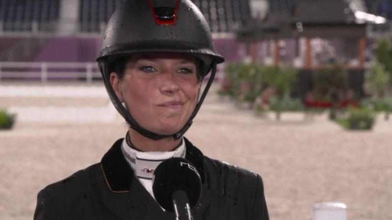 JO Tokyo 2020 : "Drache typiquement belge", "cheval émotif" , débuts chahutés pour la cavalière belge Larissa Pauluis