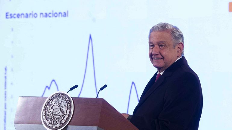 Mexique : positif, le président Andrés Manuel Lopez Obrador entrevoit la 
