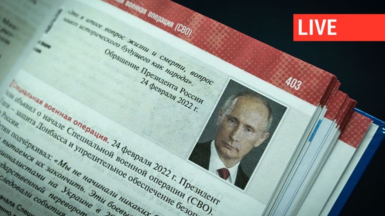 Direct - Guerre en Ukraine : la Russie s'infiltre dans les manuels scolaires et dans les médias des territoires ukrainiens occupés