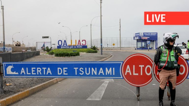 Direct - alertes au Tsunami : de premières vagues atteignent la Polynésie où l'alerte est levée, la moitié des ports péruviens fermés