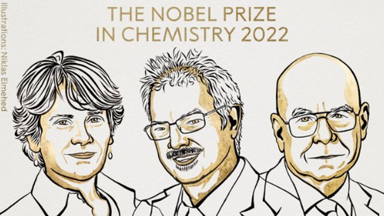 Le Nobel de chimie à un trio américano-danois pour le développement de la 'chimie clic', rarissime deuxième Nobel pour Barry Sharpless