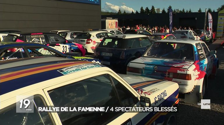 Rallye de la Famenne : quatre personnes renversées par une voiture