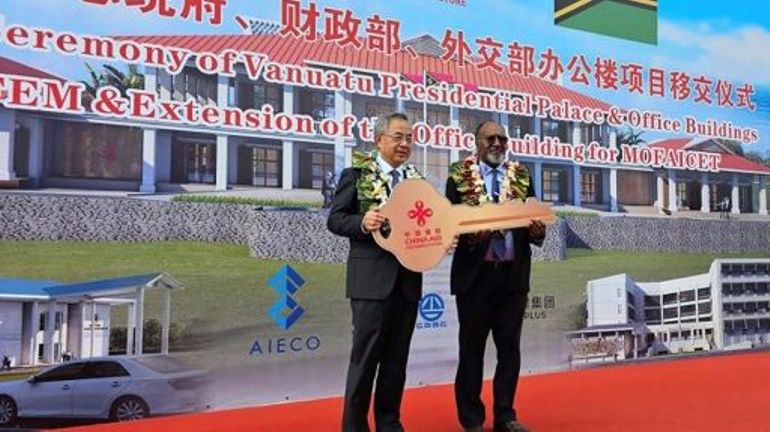Pékin livre un nouveau palais présidentiel au Vanuatu