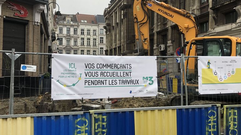 Le chantier de la station Toots Thielemans à Bruxelles mis sous scellés judiciaires