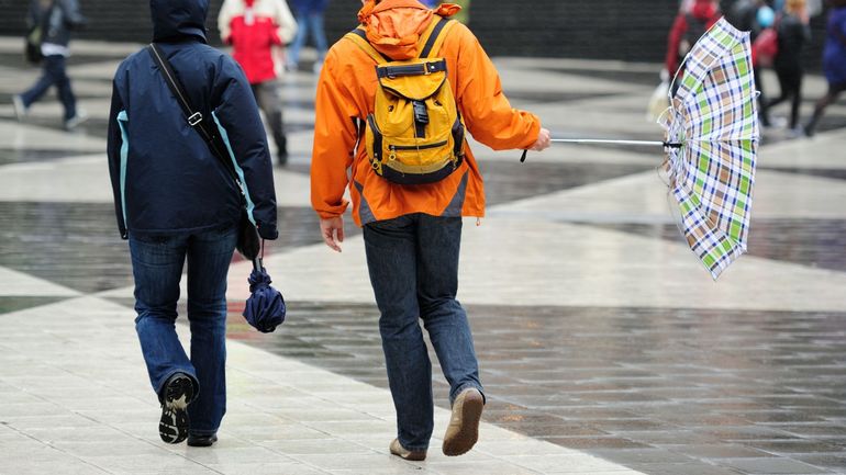 Météo en Belgique : avertissement jaune de l'IRM pour les fortes rafales de vent de ce lundi