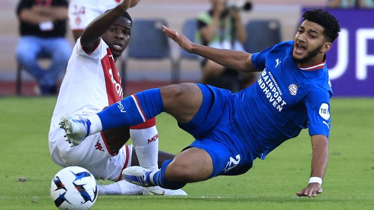 Monaco accroché à domicile par le PSV (1-1), Eliot Matazo à l'assist