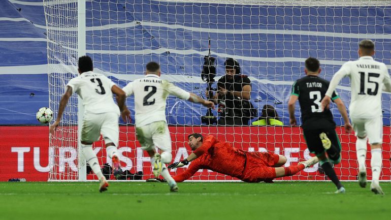 Cinq penalties sur dix arrêtés avec le Real Madrid, Thibaut Courtois satisfait : "Je reviens à mon meilleur niveau"