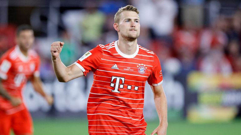 De Ligt buteur avec sa 2e touche de balle sous le maillot du Bayern Munich