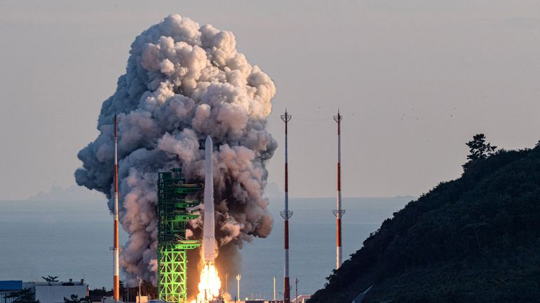 Mise en orbite ratée pour la première fusée sud-coréenne 100% locale
