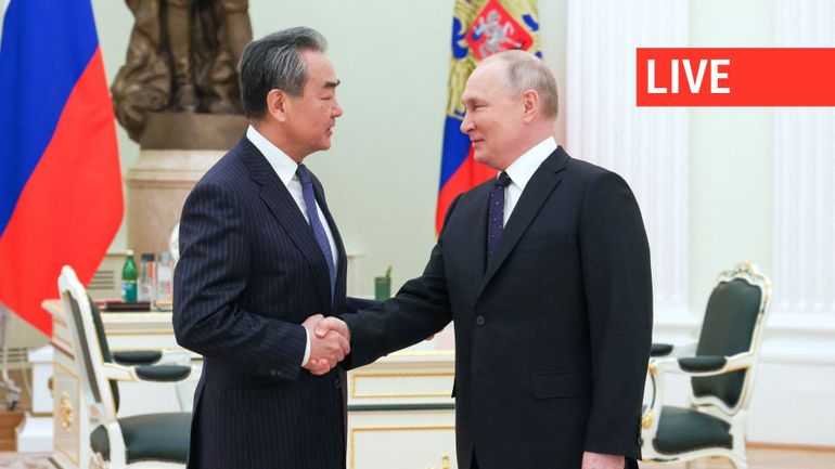 Direct - Guerre en Ukraine : le chef de la diplomatie chinoise rencontre Vladimir Poutine au Kremlin