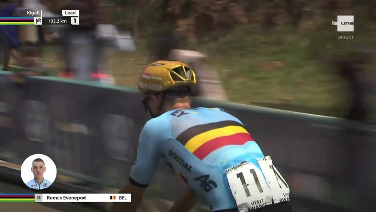 Mondiaux de cyclisme : Tadej Pogacar distance Remco Evenepoel dans le Mont Kigali
