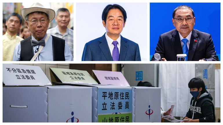Trois candidats pour une place de président : sous le regard de la Chine, des élections taiwanaises à grands enjeux