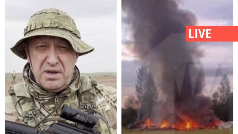 Direct - Guerre en Ukraine : des Russes se recueillent sur les lieux du crash de l'avion du chef de Wagner