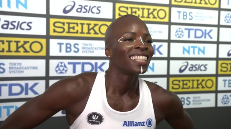 Cynthia Bolingo, ravie de sa 5e place en finale du 400m : "Un tremplin pour la suite"