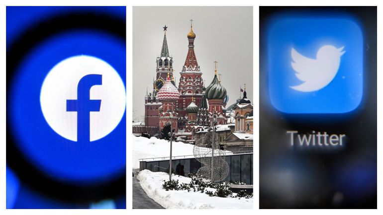 Guerre en Ukraine : le régulateur russe ordonne le blocage de Facebook et restreint l'accès à Twitter