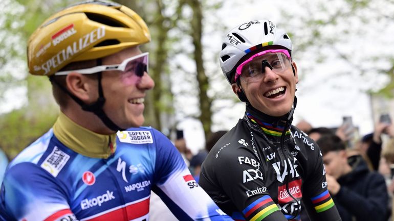 "Pas uniquement surveiller Remco", "D’autres coureurs sont ambitieux" : Evenepoel et Pogacar prudents avant le départ