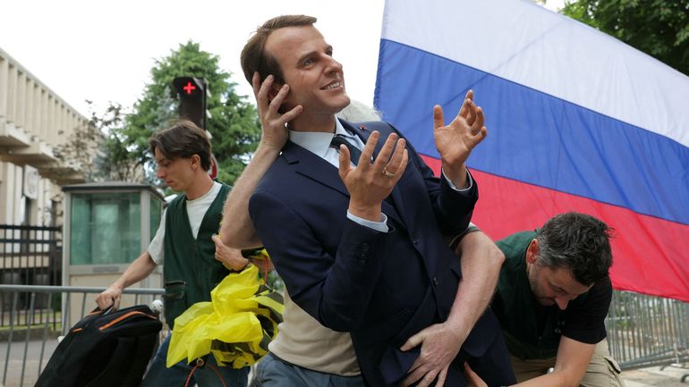 France : la statue de Macron volée au Musée Grévin par des activistes présumés de Greenpeace