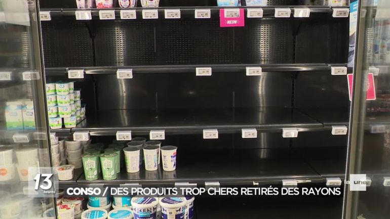 Certains rayons vides dans les supermarchés : les producteurs ont du mal à négocier les prix