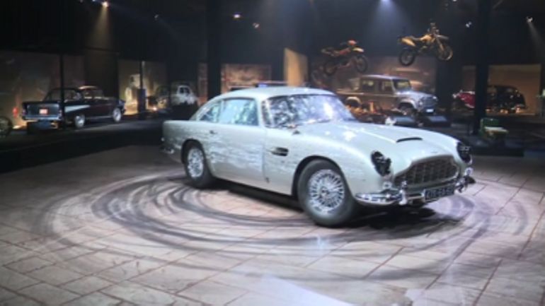 Les véhicules mythiques de James Bond sont exposés à Bruxelles
