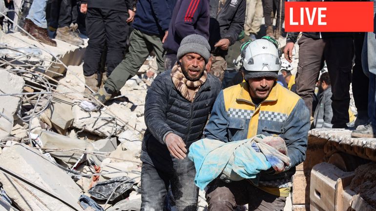 Direct - Séisme en Turquie et en Syrie : 11.200 morts, 55.000 blessés, la Syrie demande l'aide de l'Europe