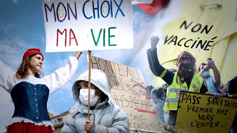 Quels sont les slogans et symboles des manifestations anti pass sanitaire en France ?