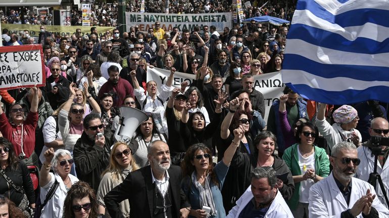 Grèce : 10.000 personnes manifestent contre la hausse des prix