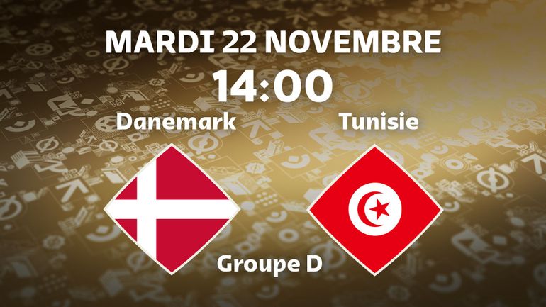 Direct vidéo - Danemark - Tunisie : 0-0, les Danois bien maîtrisés par les Tunisiens