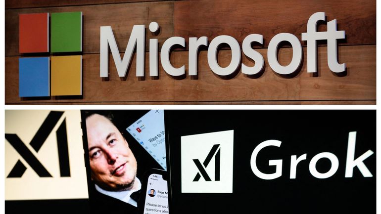 Après les polémiques, Microsoft annonce héberger Grok, le modèle d'intelligence artificielle de Musk