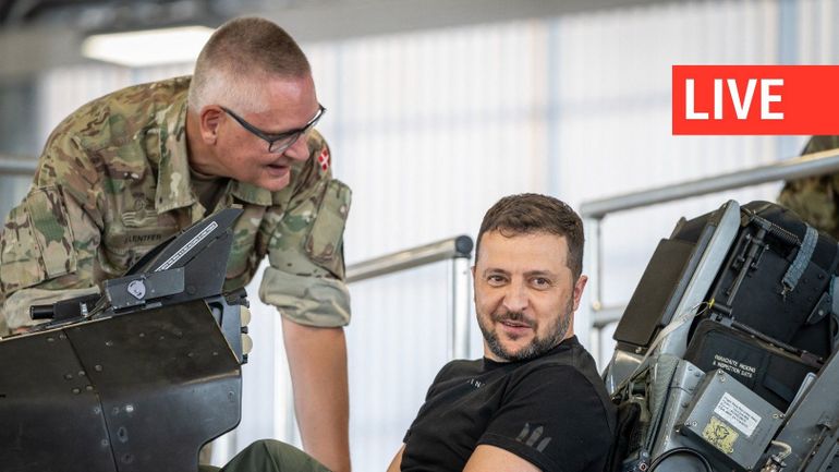Direct - Guerre en Ukraine : F-16 et formation des pilotes, l'enjeu au coeur de la tournée nord européenne de Zelensky