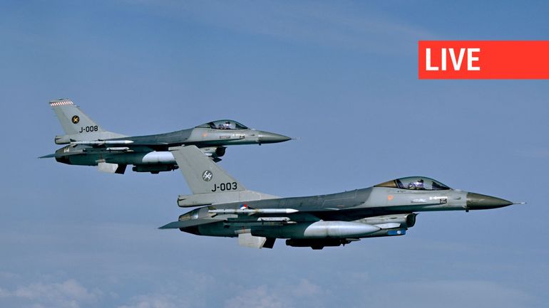 Direct - Guerre en Ukraine : les cinq premiers F-16 destinés à former des pilotes ukrainiens sont arrivés en Roumanie