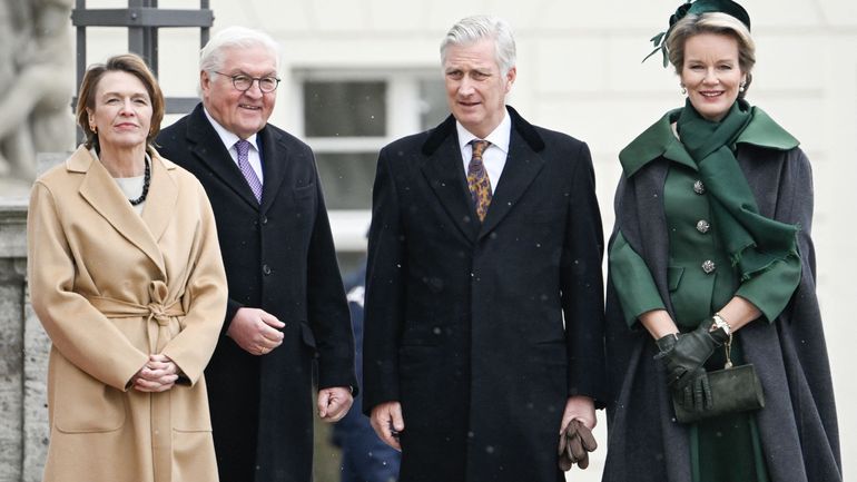 Le roi Philippe et la reine Mathilde en visite d'Etat en Allemagne, accompagnés de nombreux acteurs économiques