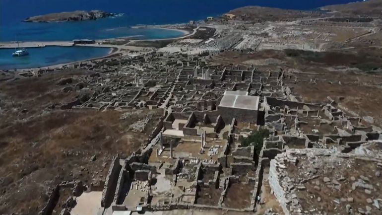 Grèce : les trésors archéologiques de l'île de Délos sont menacés par la montée des eaux