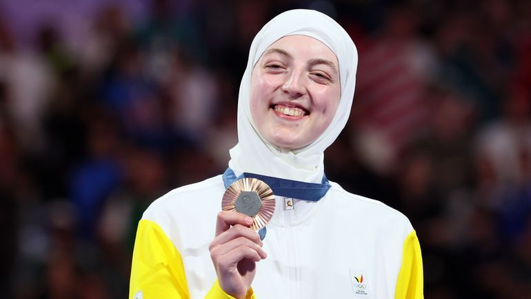 Revivez le podium de Sarah Chaâri, en bronze en taekwondo : "J’avais le sentiment d’avoir perdu toute chance de médaille…"
