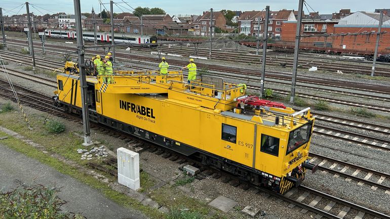 Aucun train ne circule au départ de la gare de Tournai, les réparations vont se poursuivre au moins jusqu'à 16h00