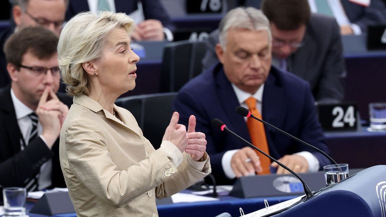 Parlement européen : la présidente de la Commission Ursula von der Leyen répond avec virulence à Viktor Orban