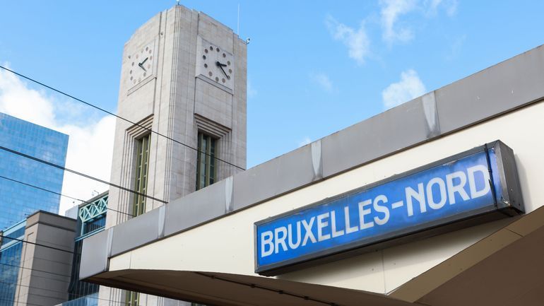 Le trafic ferroviaire à Bruxelles-Nord interrompu en raison d'une personne sur les voies