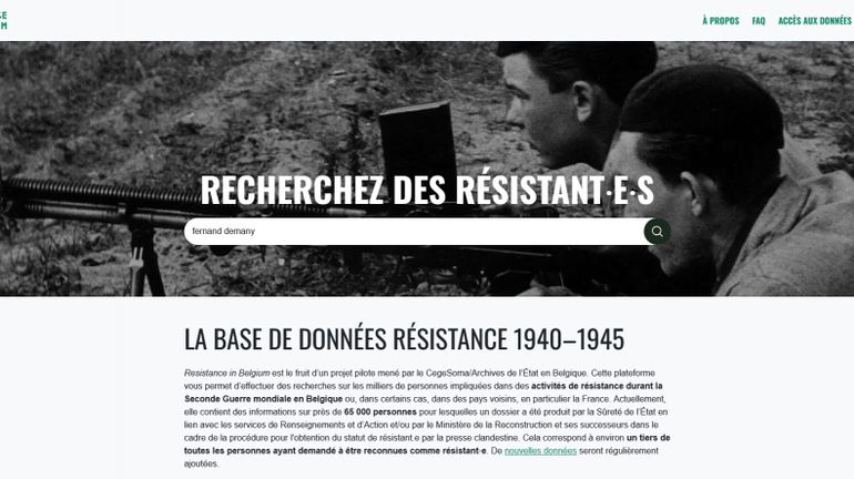 Histoire de la Belgique : Le répertoire des résistants par la presse clandestine en 40-45 est disponible en ligne