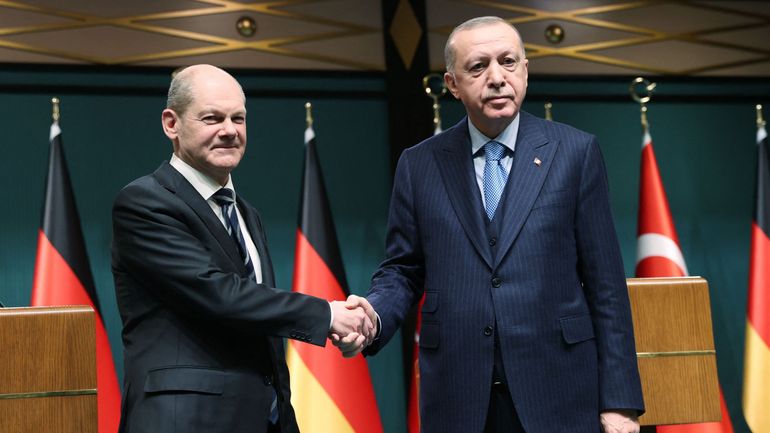 Guerre en Ukraine : Scholz et Erdogan sur la même ligne à Ankara
