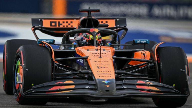F1 Singapour : Piastri le plus rapide de la 2eme séance d’essais libres, Russell et Lawson dans le mur